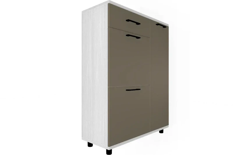 Тумба ТБ-5002-СЯ-ЛМ (Снежный Ясень/Латте Матовый) — Мебель-центр Озерцо