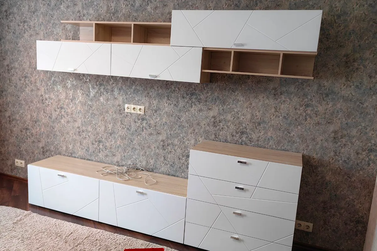 Комод Скайлайн (Белый шагрень) — Мебель-центр Озерцо