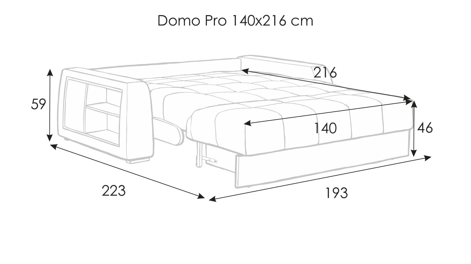 Диван Domo Pro Sky Velvet 40 с коробом для белья с полками 140 средней жесткости 120x193 — купить в Озерце