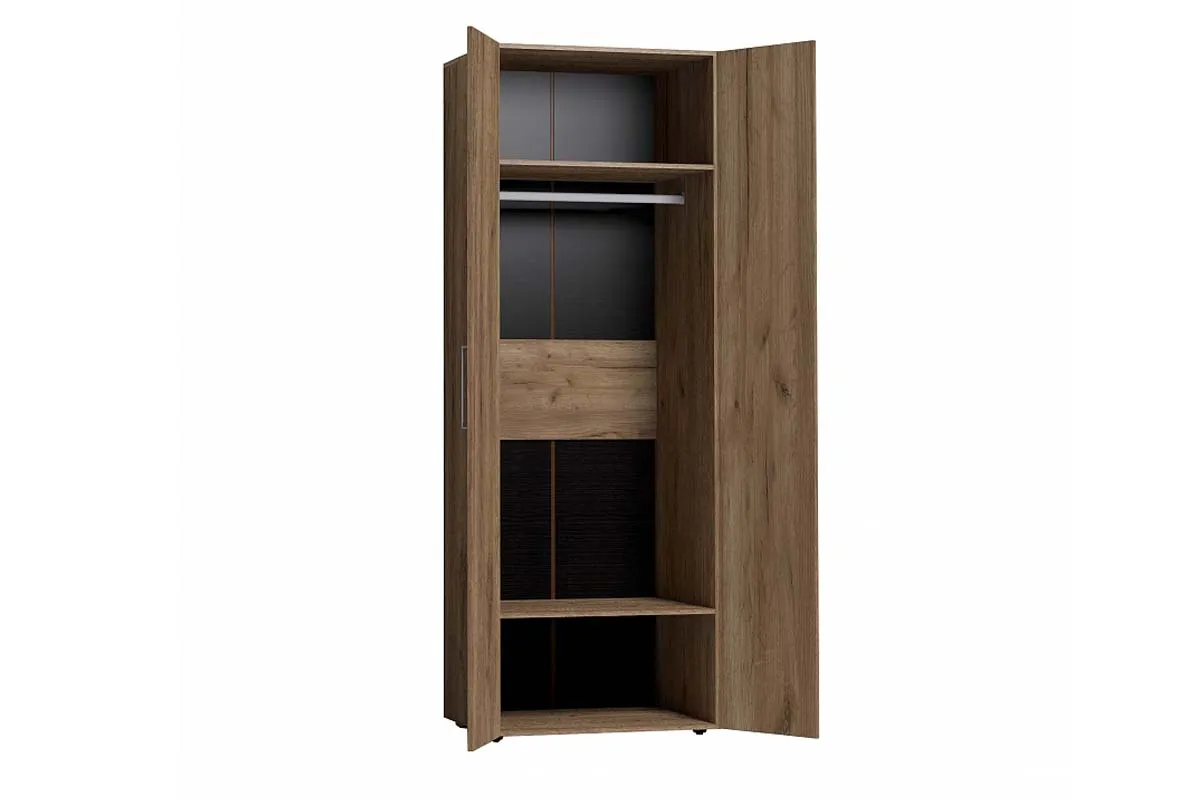 Монако 54 Шкаф для одежды Дуб табачный Craft в мебель-центре Озерцо