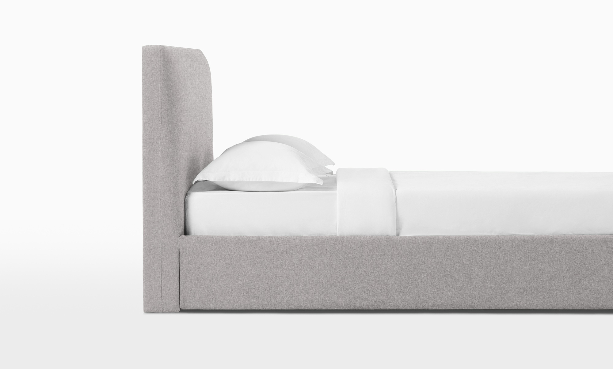 Кровать Adagio, ткань Prime Grey, 200x200 - купить в Озерце