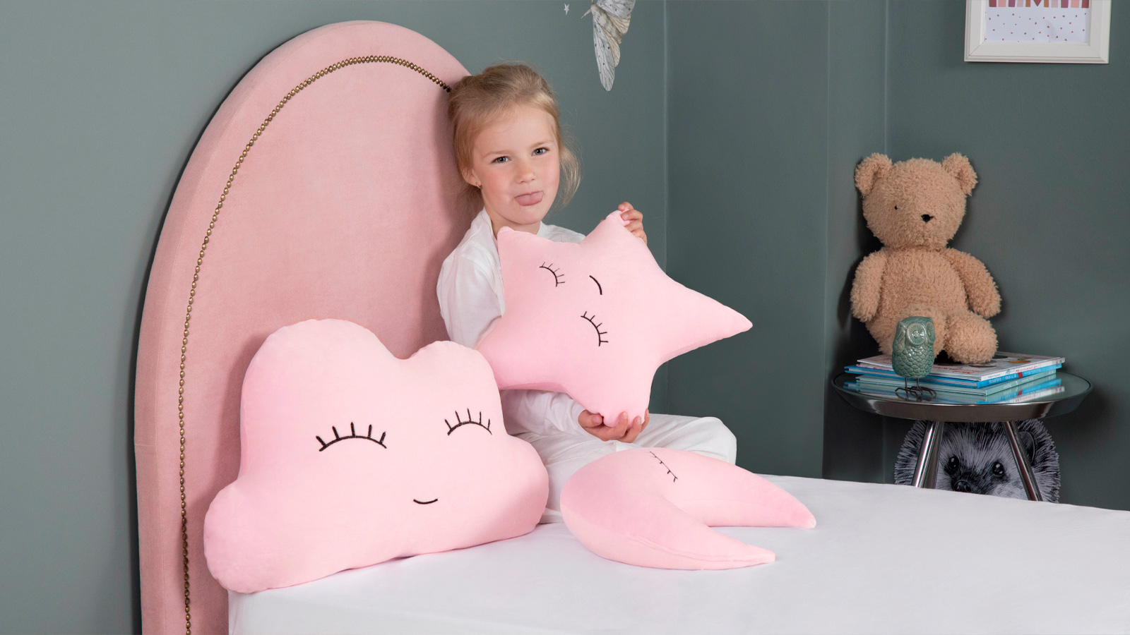 Подушка декоративная Облачко розовое 40x60 в мебель-центре Озерцо