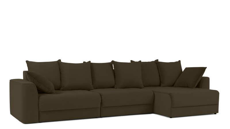 Диван угловой Monako New, Тк. Sky Velvet 12 156x356 — купить в Озерце