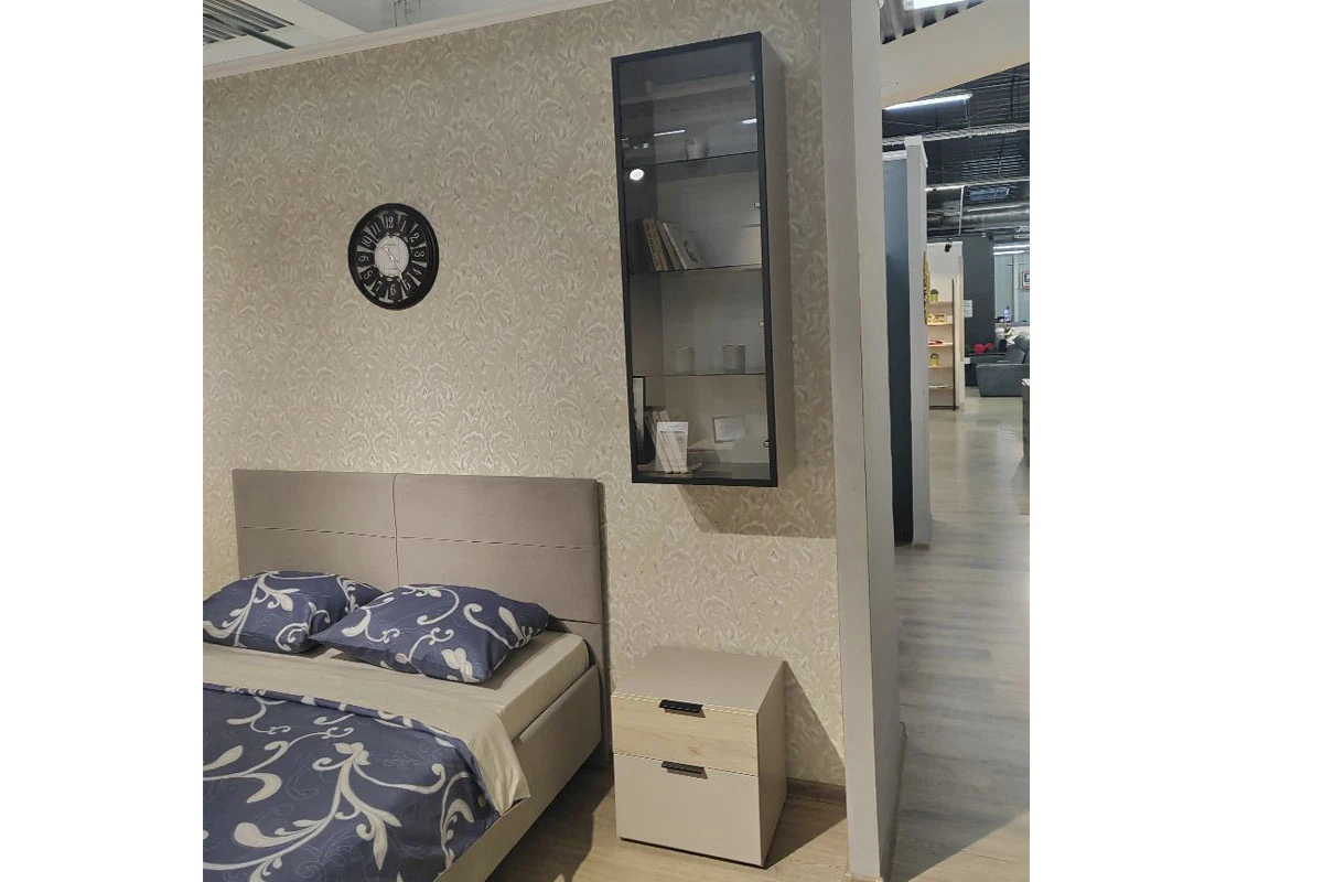 Тумба Мария МТ 45.2F (Дымчато-серый/Дуб Мария) — Мебель-центр Озерцо