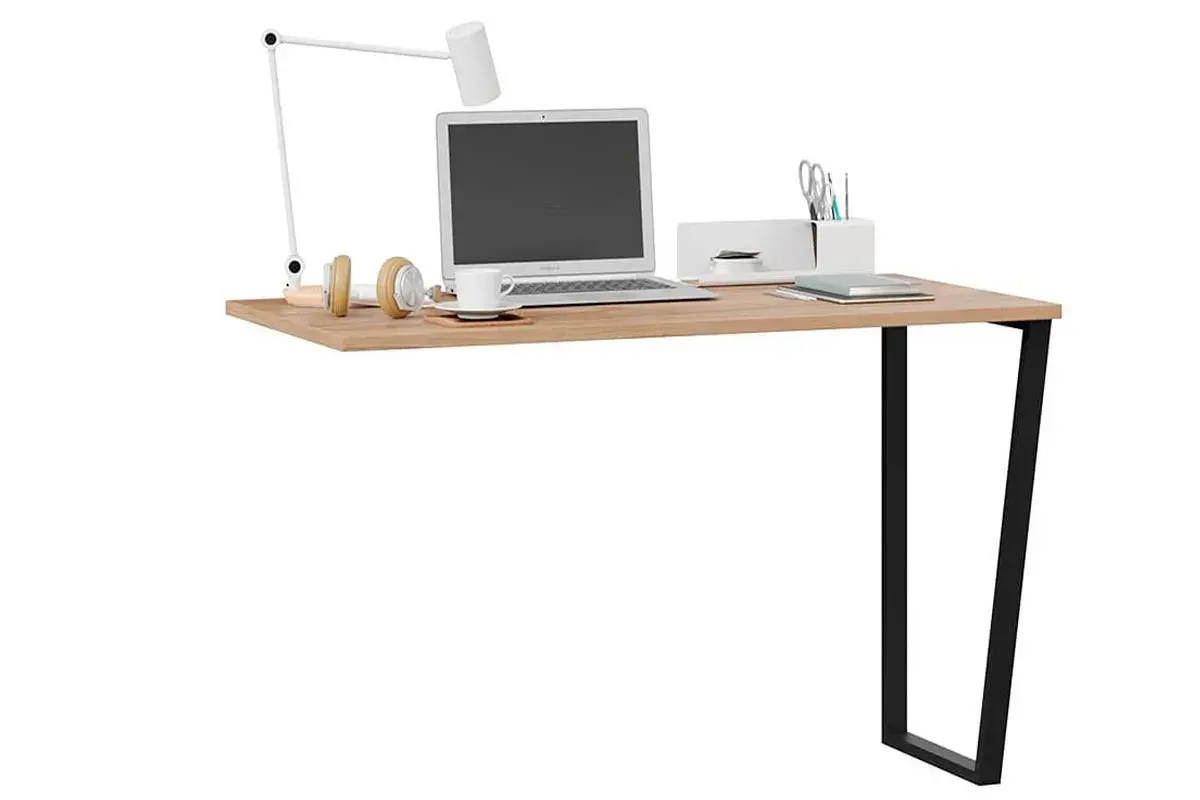 Стол письменный Порто ТД-393.15.01 (Графит/Яблоня Беллуно) — Мебель-центр Озерцо