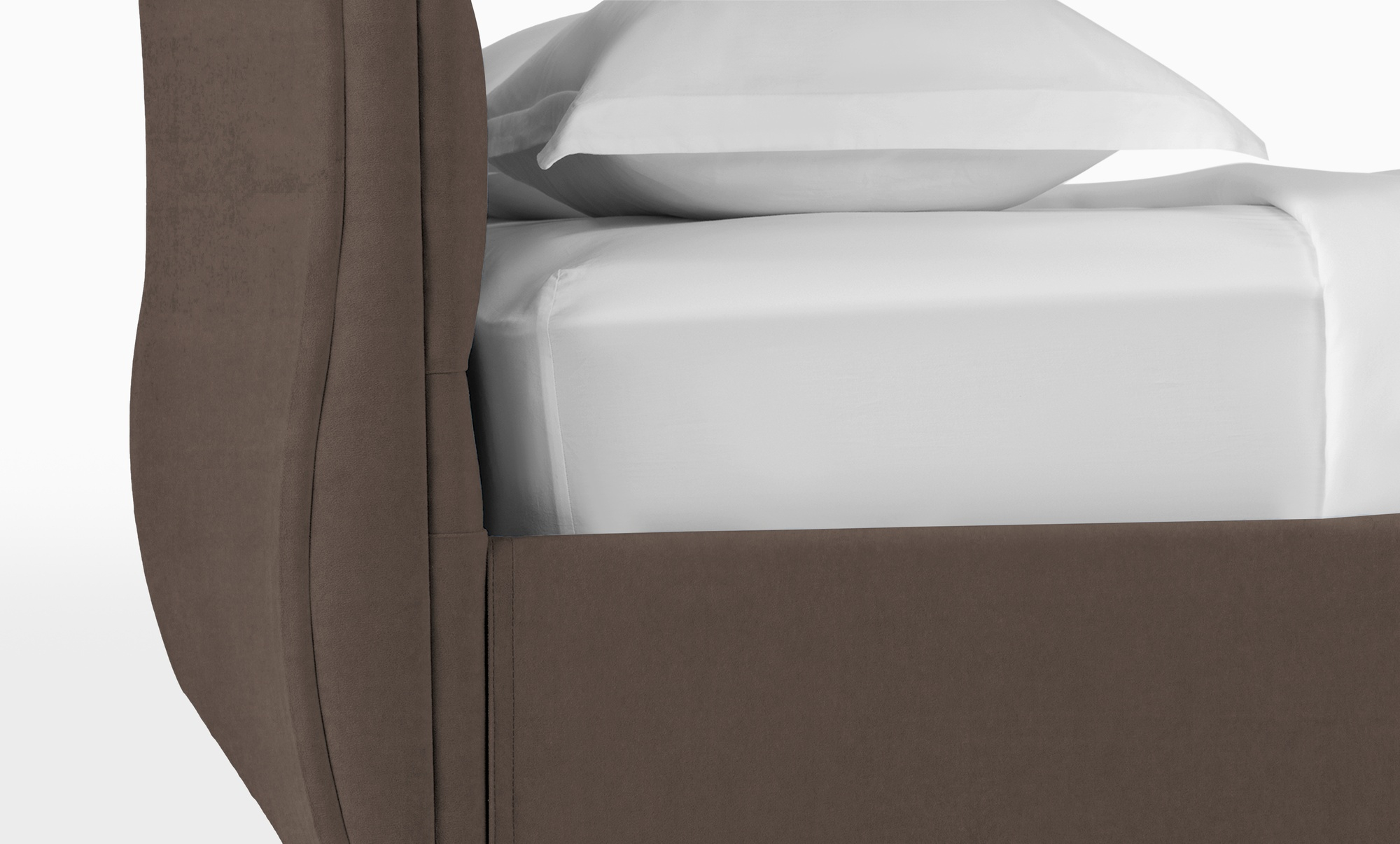 Кровать Allegro, ткань Sky Velvet 02, 160x200 - купить в Озерце