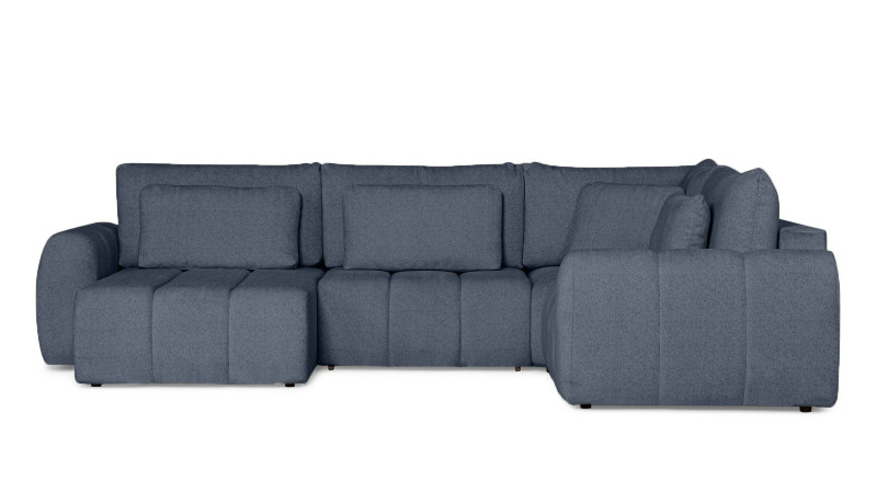 Диван -кровать П-образный Mellow-4 секц. ткань Raven 86 247x350 — купить в Озерце