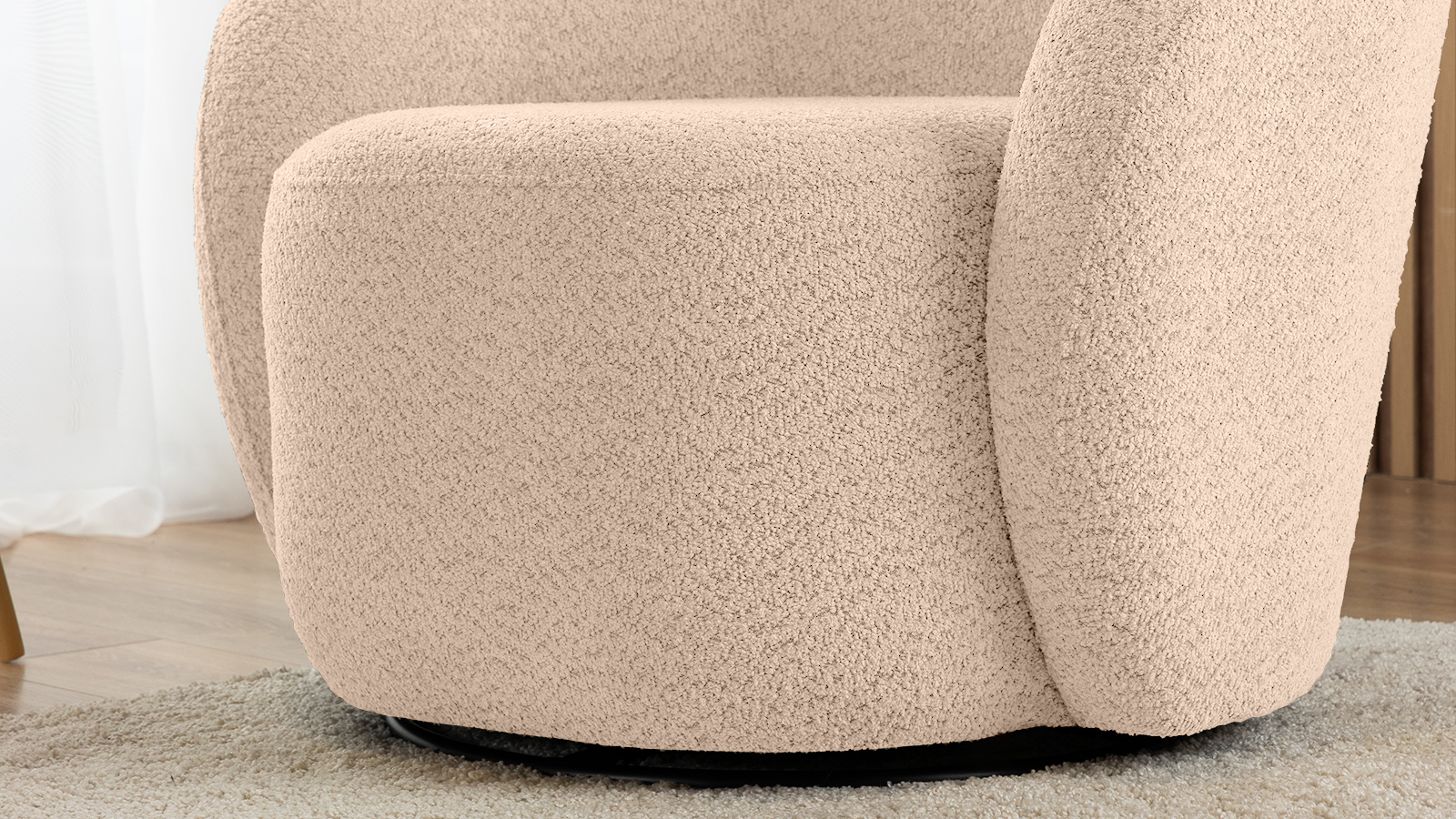 Кресло поворотное Nuage, ткань Soul 112 86x90 — купить в Озерце