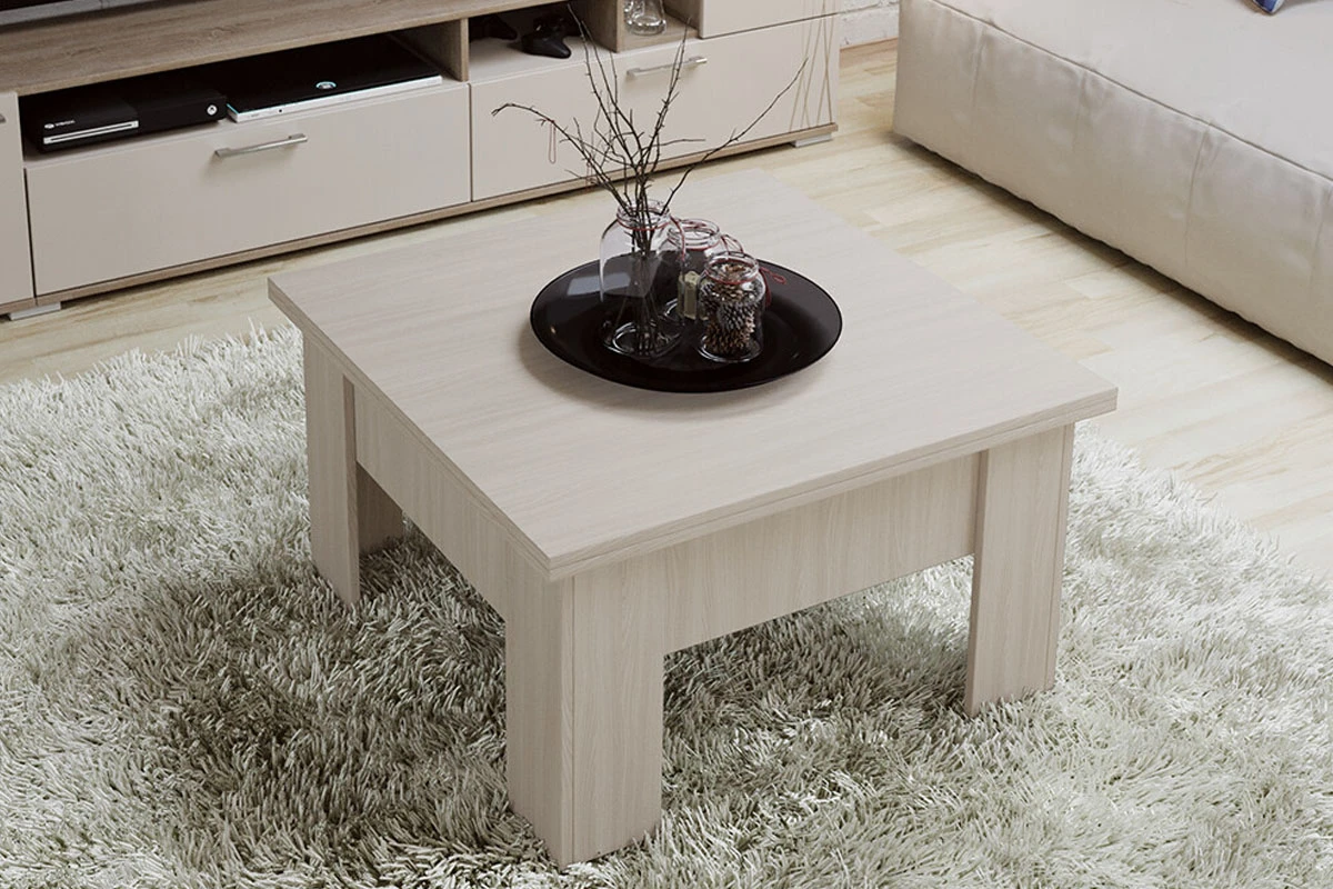 Стол журнальный тип 10 (Ясень Шимо) — Мебель-центр Озерцо