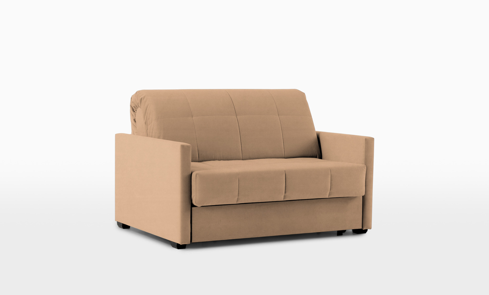 Диван -кровать Carina Pro, ткань Casanova Beige, (жесткость спального места: средняя) 117x136 — купить в Озерце