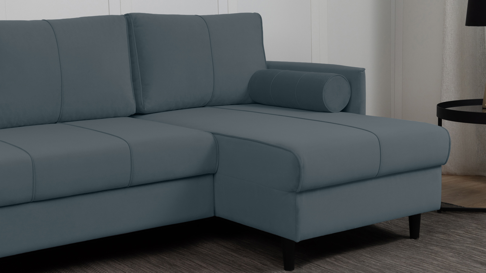 Диван Kvina New угловой, Тк. Sky Velvet 18 142x228 — купить в Озерце