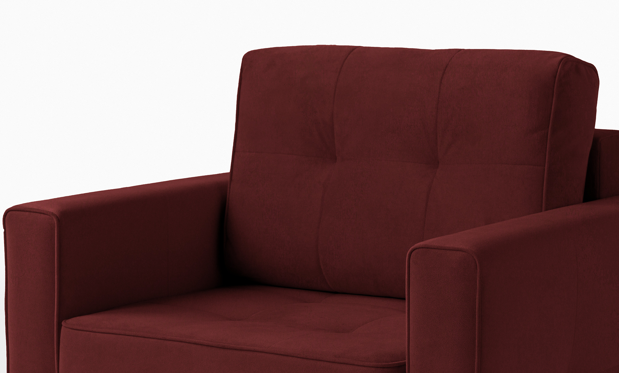 Кресло -кровать Amani Pro, ткань Sky Velvet 32 (подлокотник: 15 см) — купить в Озерце