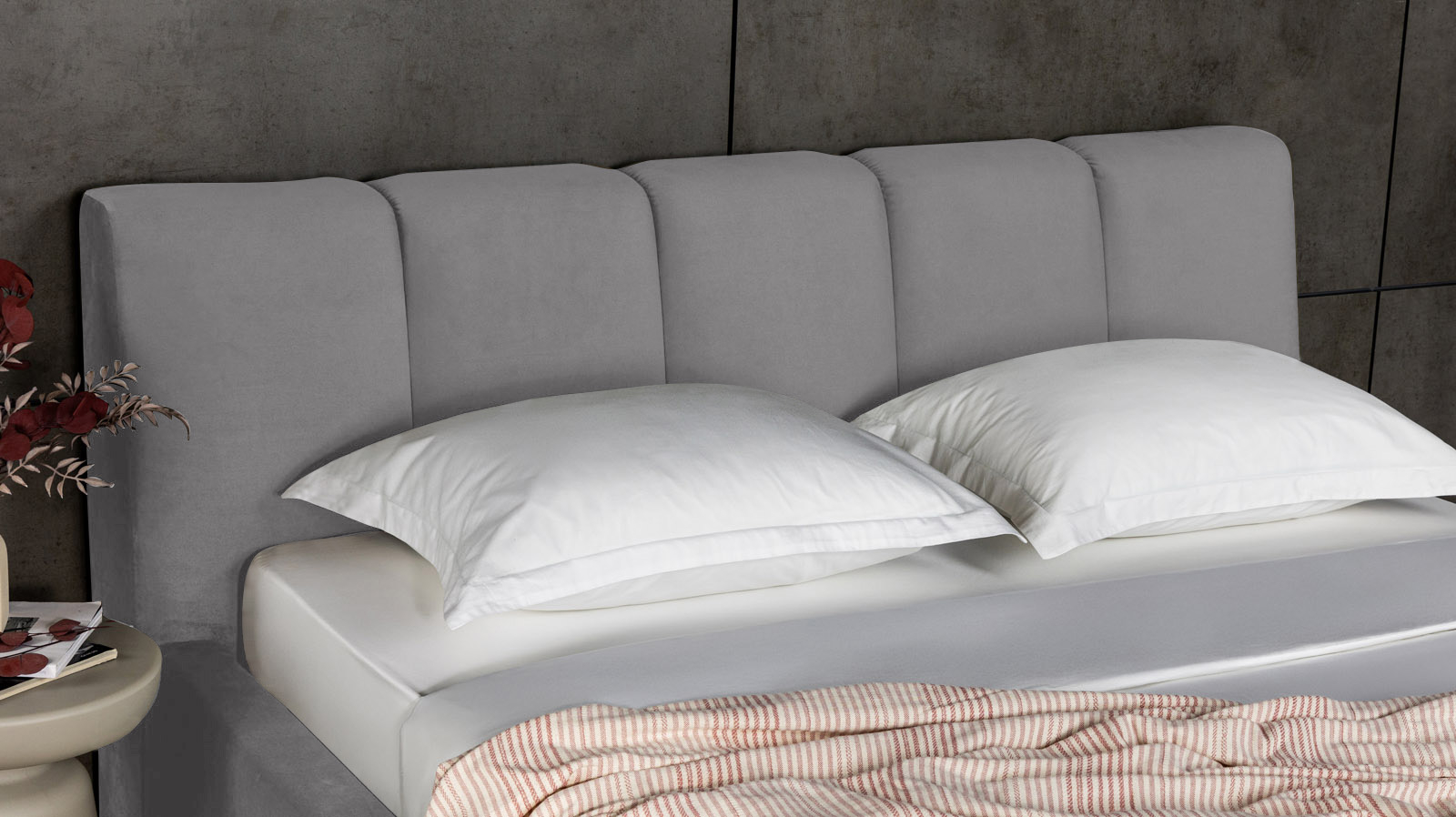 Кровать Niks Тк. Sky Velvet 08 200x200 - купить в Озерце