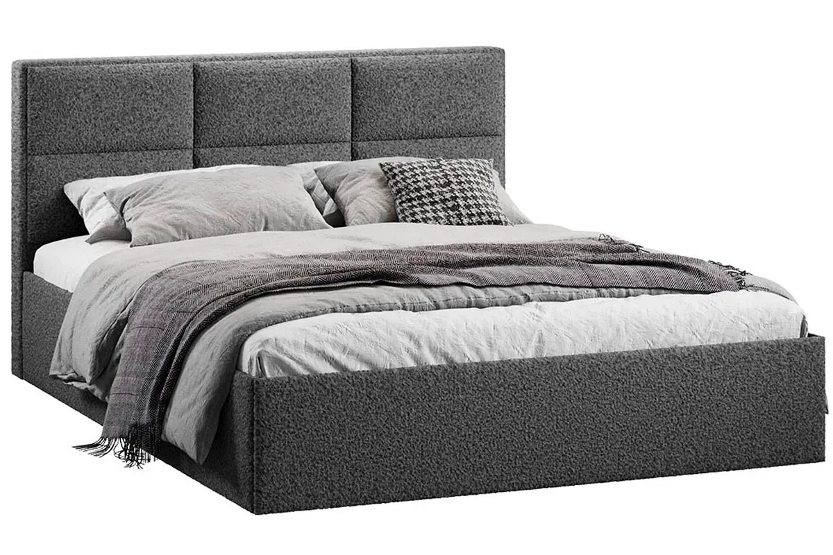 Кровать Стелла c подъемным механизмом Тип 1 без заглушины 160х200 (Экомех/Barni Grey) - купить в Озерце