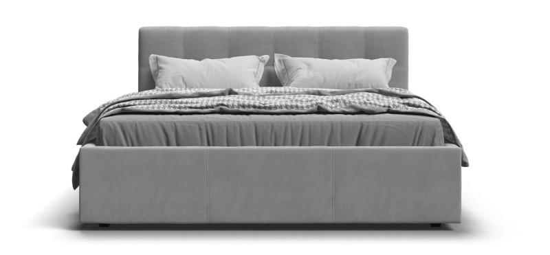 Кровать Белла 160*200 велюр Monolit сталь - купить в Озерце