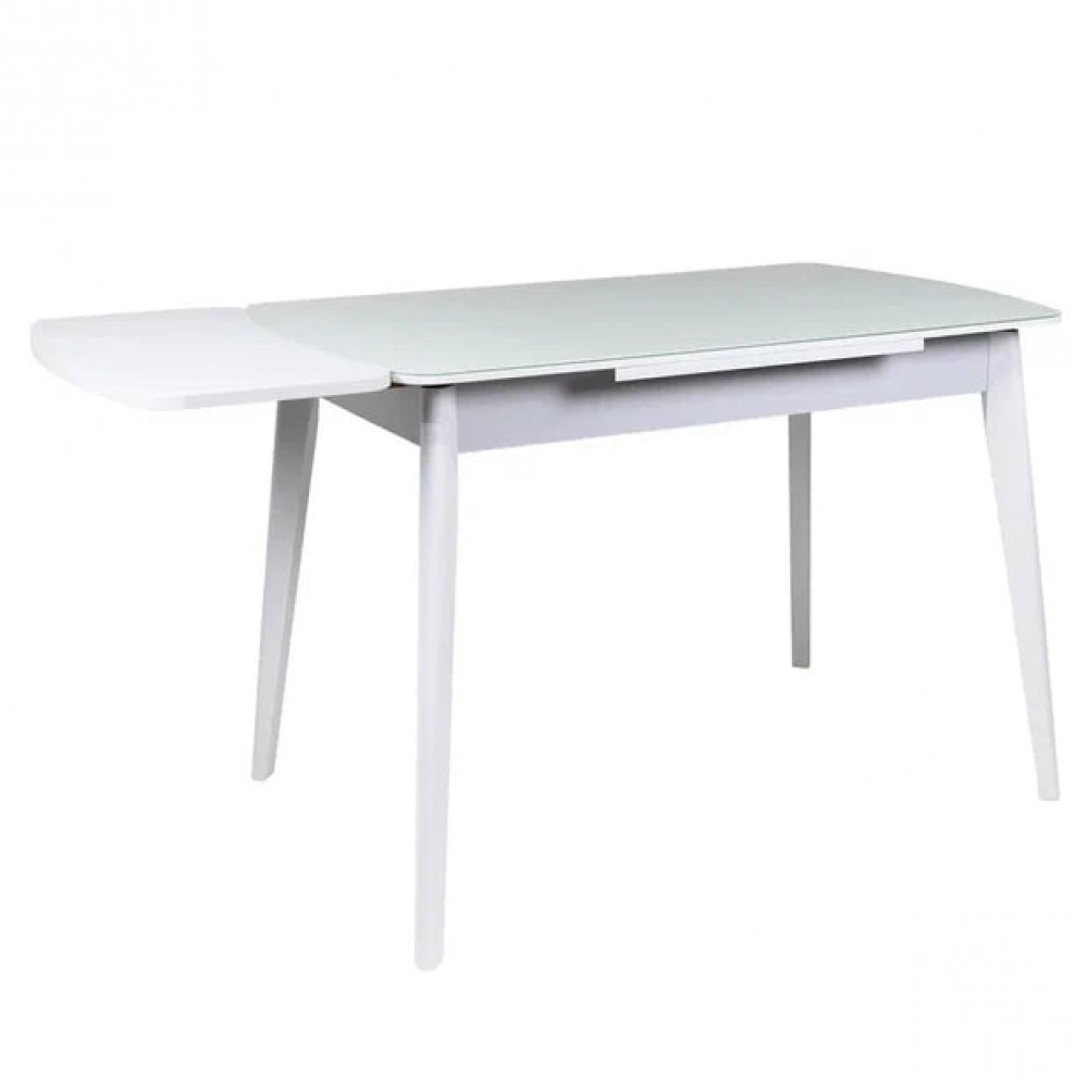 Стол СИЭТЛ 68х110 шелковый камень/белое подстолье ТИП-НД - купить в Озерце