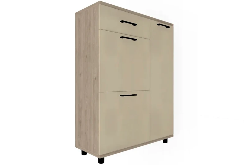 Тумба ТБ-5002-ГС-КГ (Гикори Джексон Светлый/Кашемир Глянцевый) — Мебель-центр Озерцо