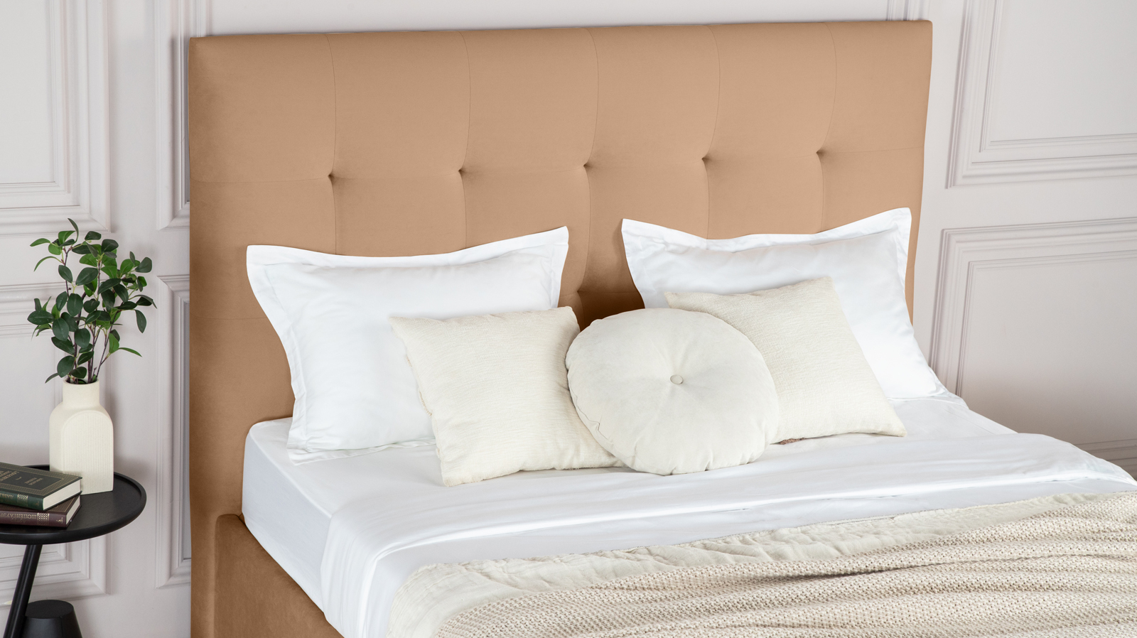 Кровать Silvana Nova Тк. Casanova Beige 200x200 - купить в Озерце