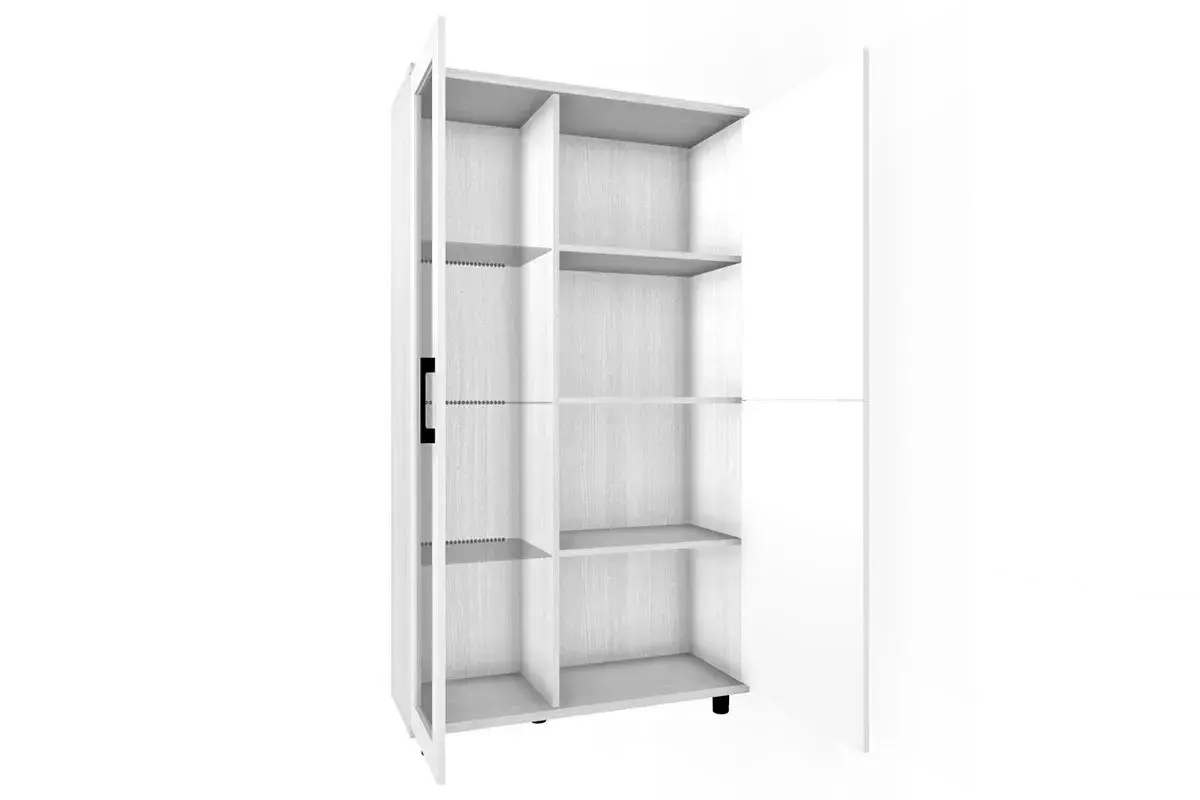 Шкаф многоцелевой ШК-5082-СЯ-БГ (Снежный Ясень/Белый Бриллиант Глянцевый) в мебель-центре Озерцо