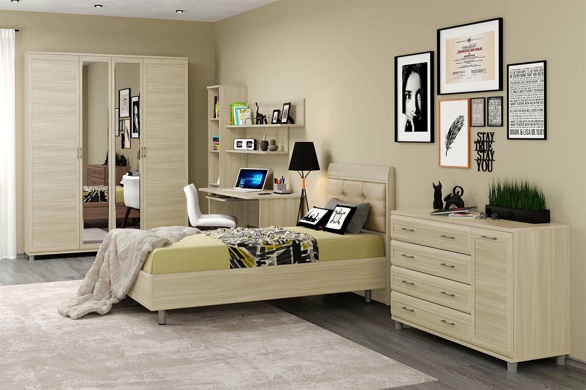 Стол СТ-1008 (Ясень Асахи) — Мебель-центр Озерцо