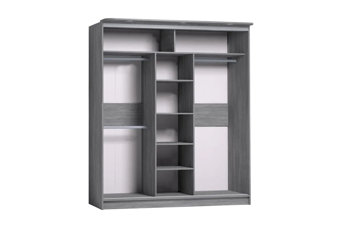 Шкаф-купе 1800 Strike Зеркало/ЛДСП (Atelier Светлый) — купить в мебель-центре Озерцо Шкаф-купе 1800 Strike Зеркало/ЛДСП (Atelier Светлый) в мебель-центре Озерцо