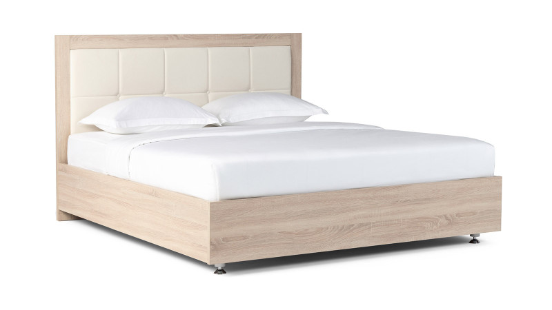 Кровать Innovo Ice, цвет: Дуб Бардолино 140x200 Тк. Casanova Milk - купить в Озерце