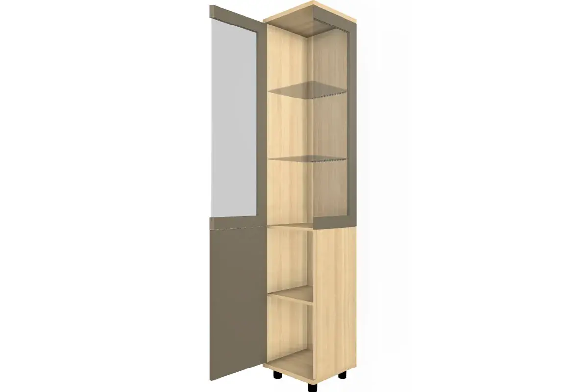 Шкаф многоцелевой ШК-5069-АС-ЛМ (Ясень Асахи/Латте Матовый) в мебель-центре Озерцо