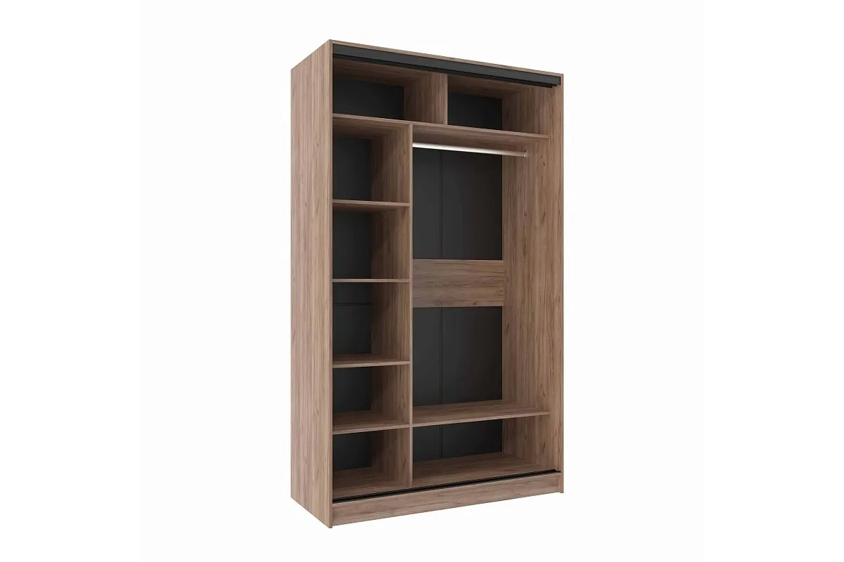 Шкаф-купе 1350 Домашний ЛДСП/ЛДСП (Дуб Табачный Craft) в мебель-центре Озерцо