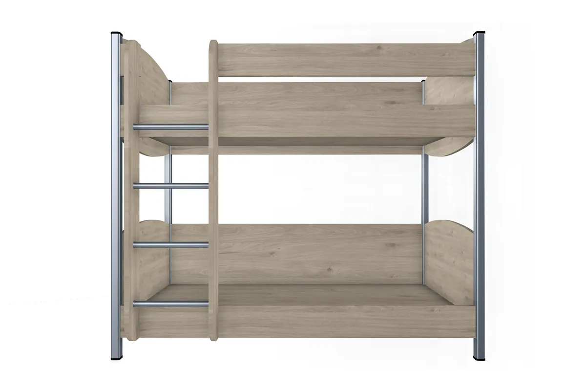 Кровать КР-123 90х190 (Гикори Джексон Светлый) - купить в Озерце