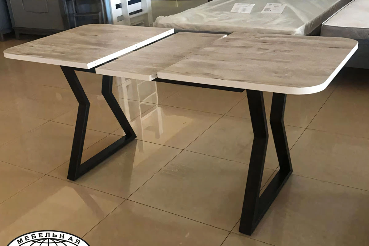 Стол Ричи (Дуб Юкон/Чёрный) - купить в Озерце