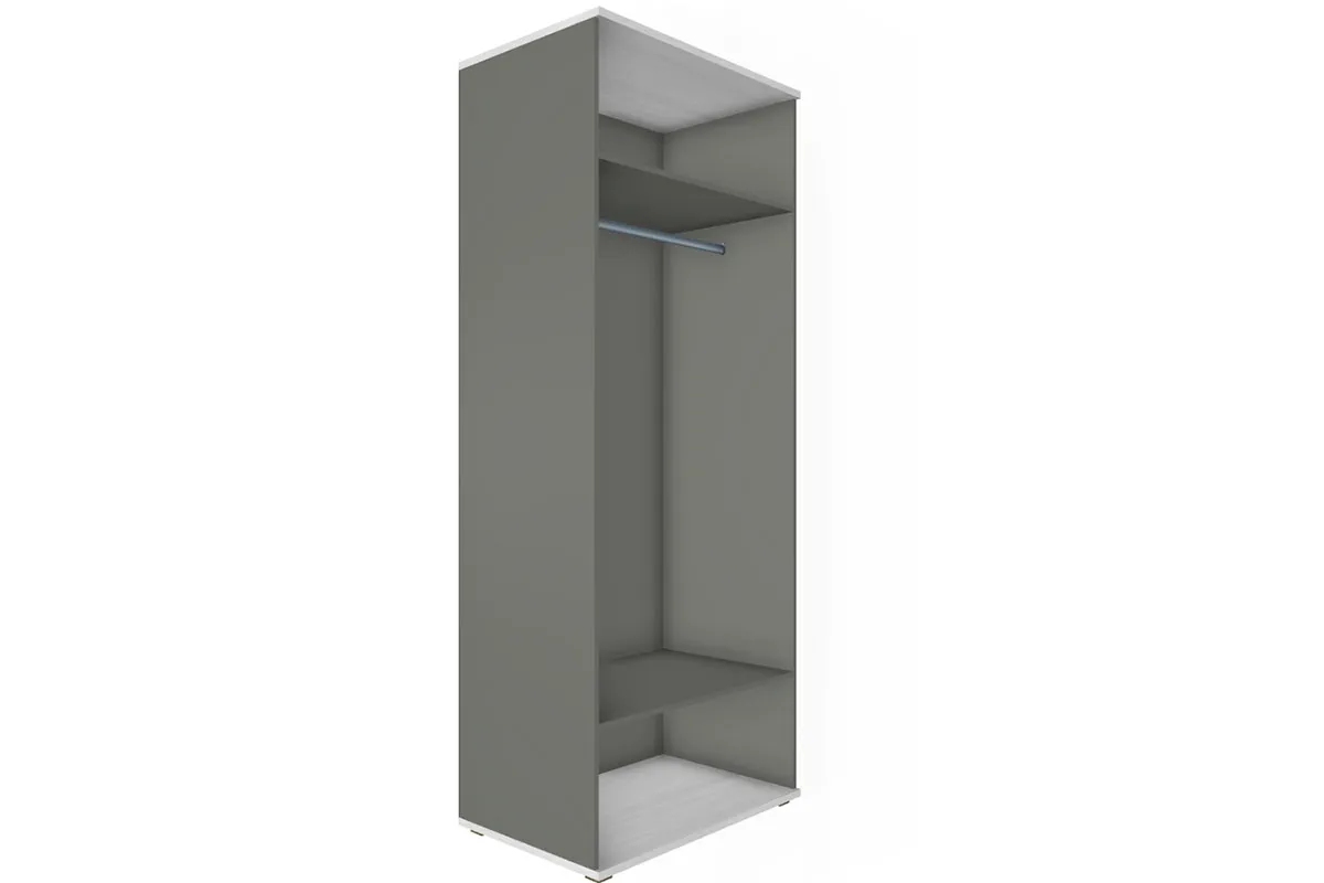 Готовый комплект для спальни СК-1022-СЯ-СО-В (Снежный Ясень/Серый Оникс/Велюр) - купить в Озерце