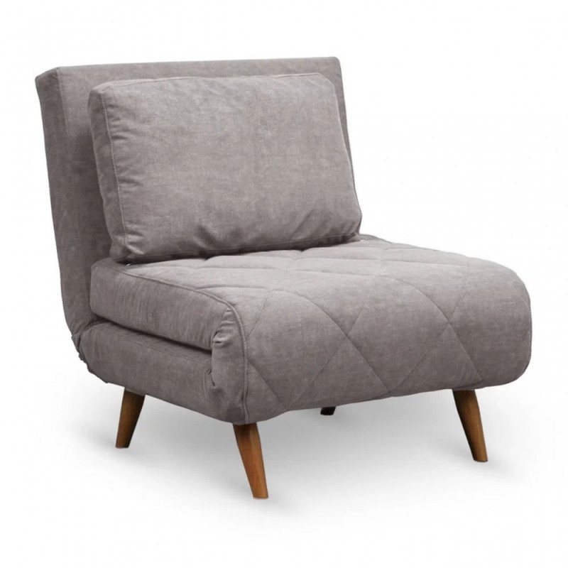 Кресло раскладное DOMM Scandy 83 тауп, ноги бежевые — купить в Озерце