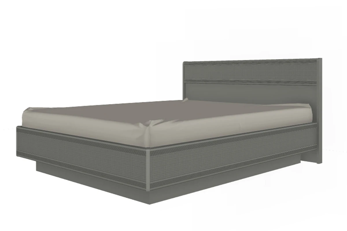 Готовый комплект для спальни СК-1005-ГТ-СО (Гикори Джексон Темный/Серый Оникс) - купить в Озерце