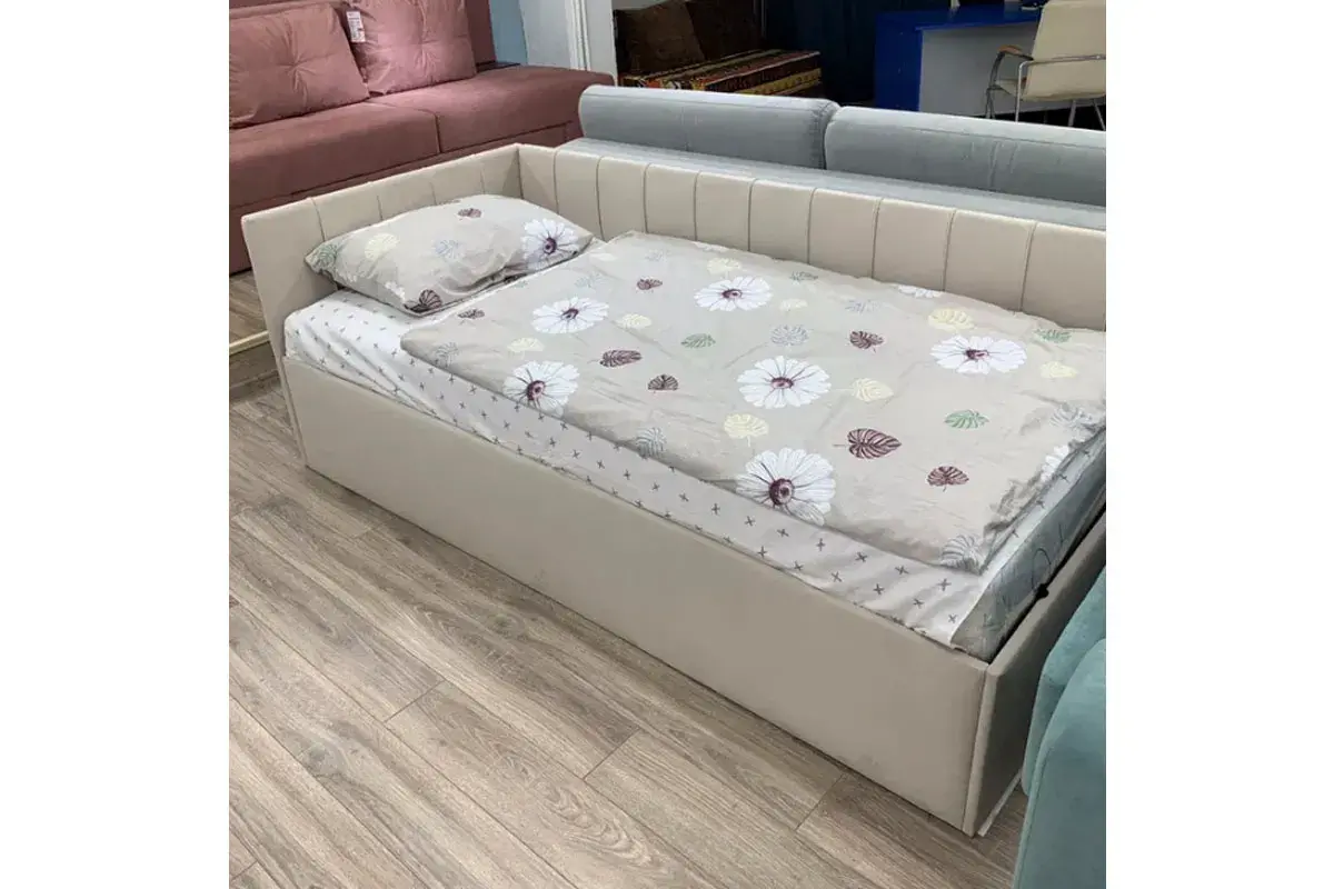 Кровать Мика с ПМ 80х200 универсальная Newtone Light BEIGE - купить в Озерце
