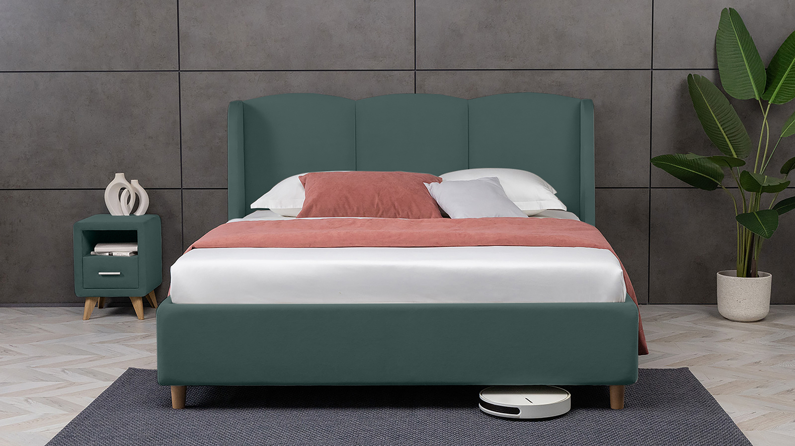 Кровать Milora Nova, Тк. Casanova Seawave 200x200 - купить в Озерце