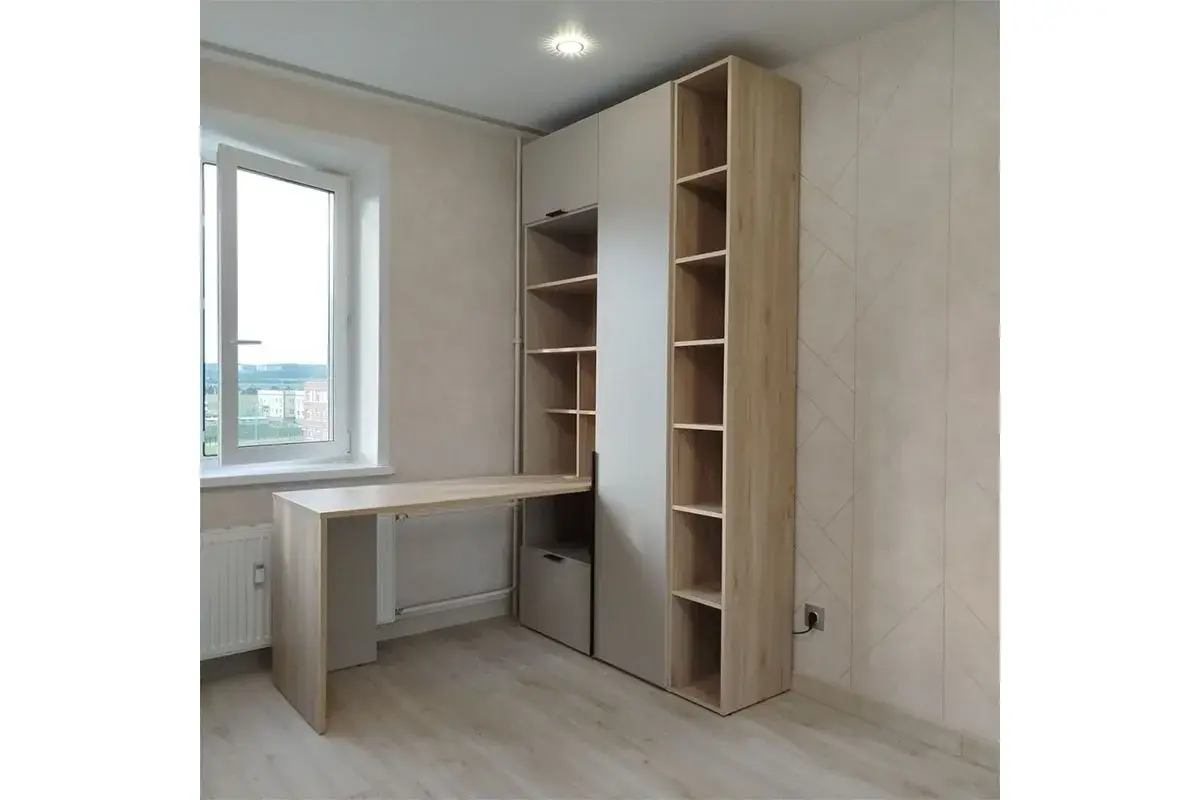 Стеллаж-стол Мария МСС 60.120 (Дымчато-серый) в мебель-центре Озерцо