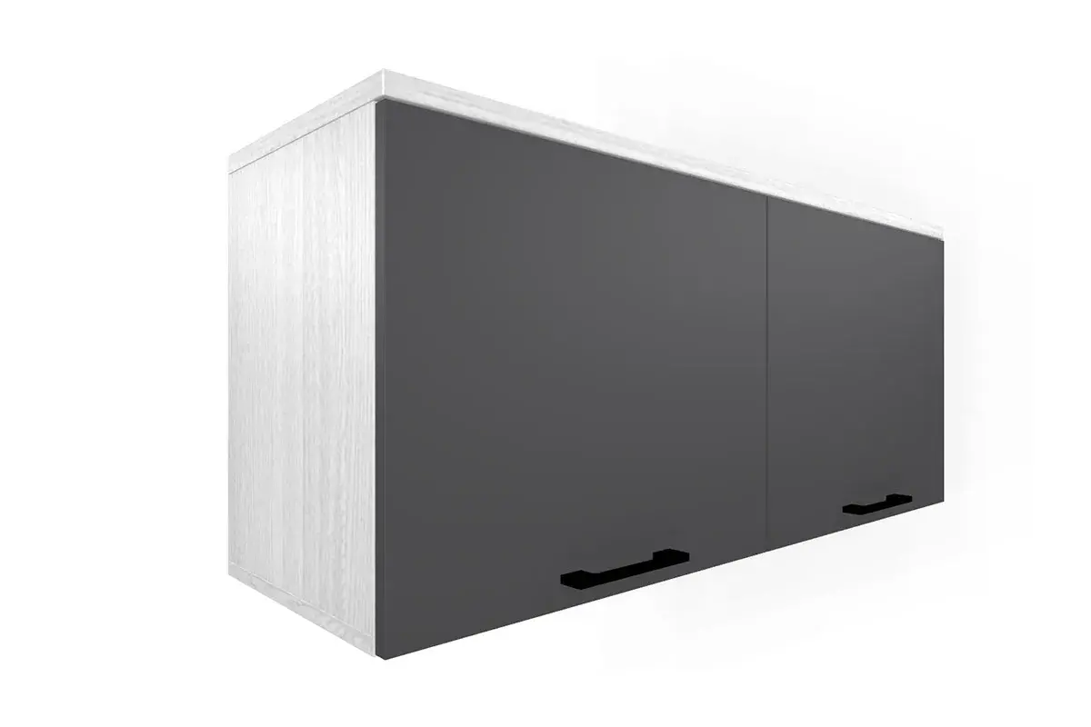 Гостиная Грейс комплект 7 (Снежный Ясень/Антрацит Матовый) — Мебель-центр Озерцо