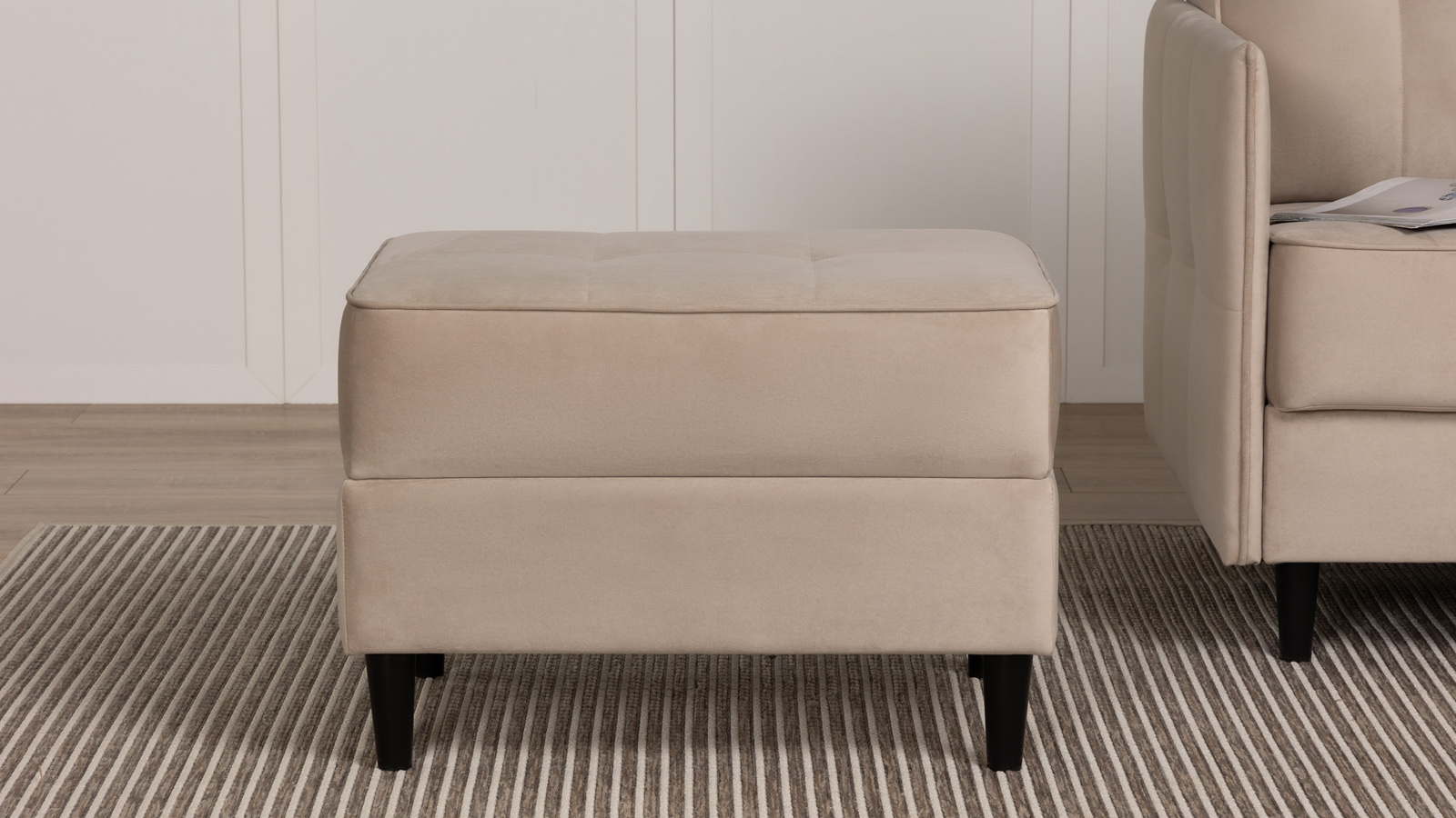 Пуф Amani Pro, Тк. Тк. Sky Velvet 03 53x68 — купить в Озерце