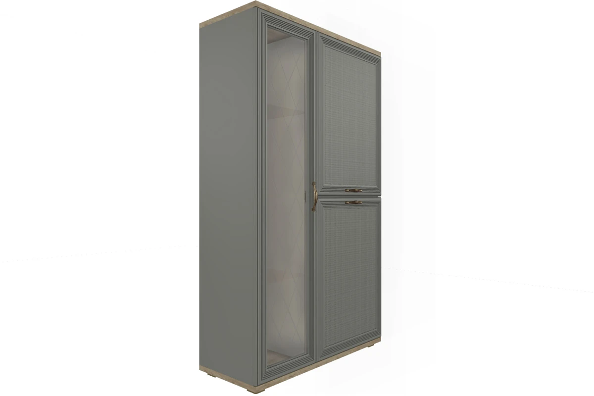 Гостиная Карина-12 (Гикори Джексон Светлый/Серый Оникс) — Мебель-центр Озерцо