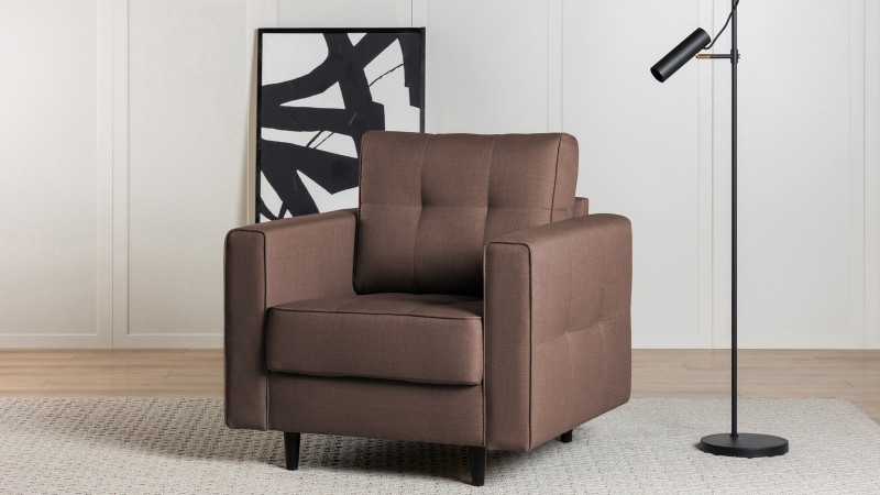 Кресло Amani Pro, Тк. Lidot lilac (подлокотник: 15 см) 89x93.5 — купить в Озерце