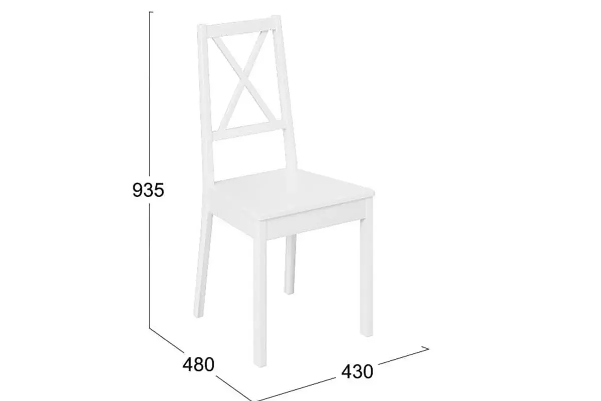 Стул Ника Тип 3 (Белый матовый) - купить в Озерце