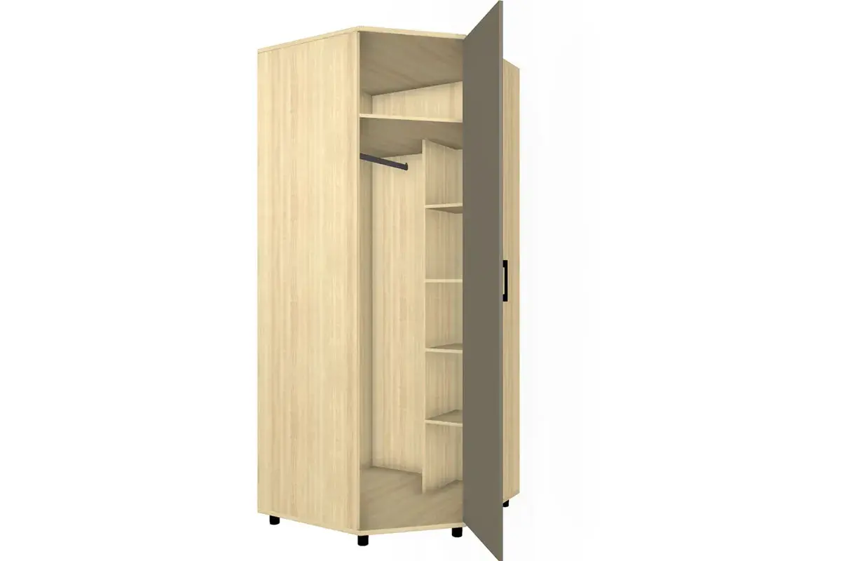 Шкаф для одежды и белья ШК-5011-АС-ЛМ (Ясень Асахи/Латте Матовый) в мебель-центре Озерцо