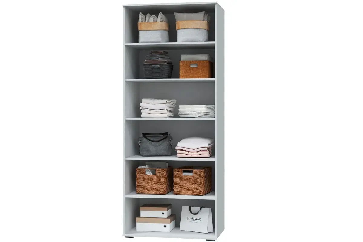 Шкаф Шарлиз 2-х дв. для платья и белья (Белое сияние/Белый снег) в мебель-центре Озерцо