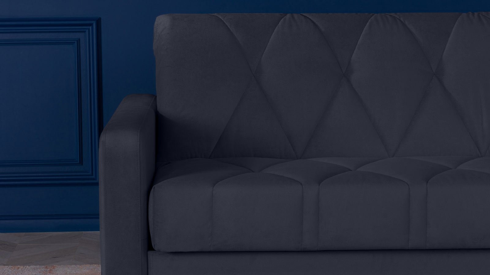 Диван - кровать Domo Pro стежка ромб, ткань Casanova Scandy 160x216 — купить в Озерце