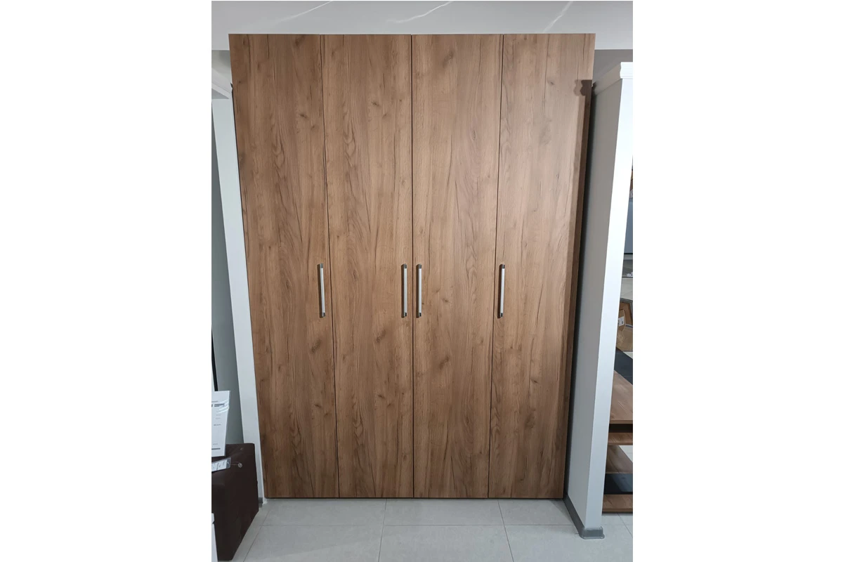 Монако 55 Шкаф для белья Дуб табачный Craft в мебель-центре Озерцо