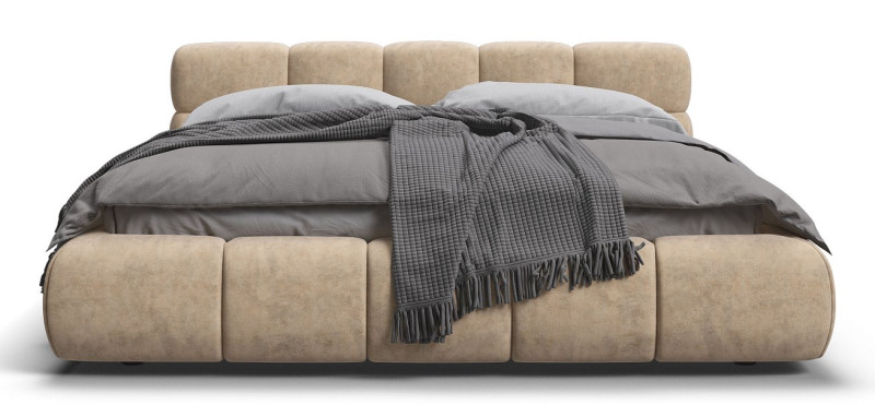 Кровать Босс Дрим 160*200 Про Велюр Royal шампань NEW - купить в Озерце