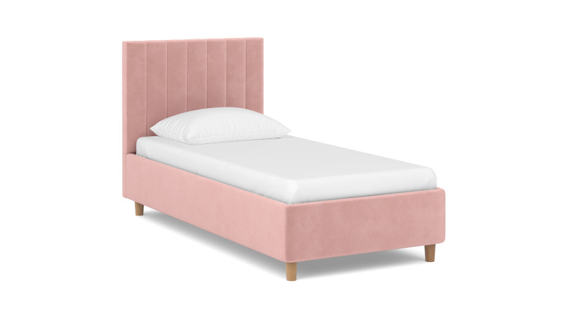 Детская кровать Lovely New 90x200 ОР, Тк. Sky Velvet 01 — Мебель-центр Озерцо