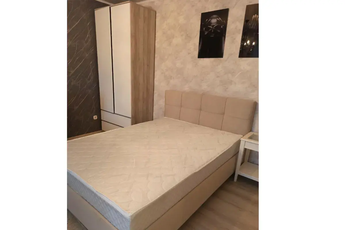 Кровать Каприз на латах 140х200 (Newtone Light BEIGE (светло-бежевый)) - купить в Озерце