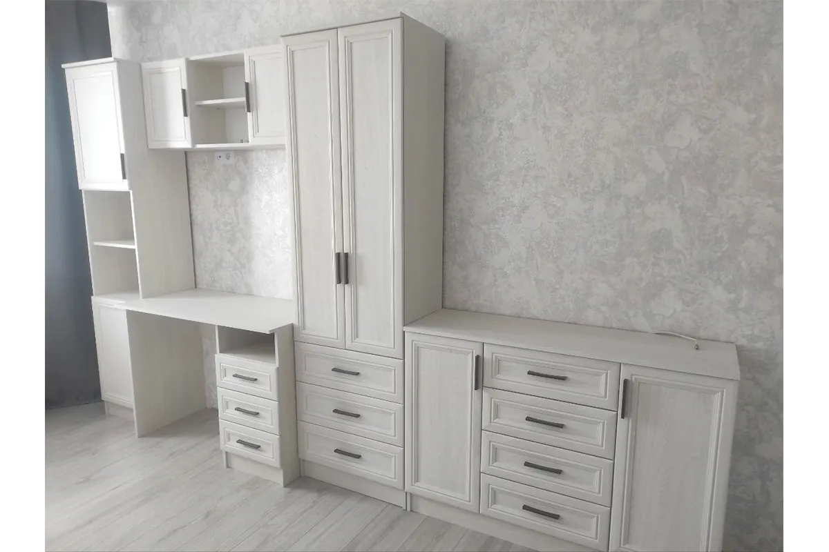 ПРИНЦЕССА Шкаф полки (3 ящика) Астрид в мебель-центре Озерцо