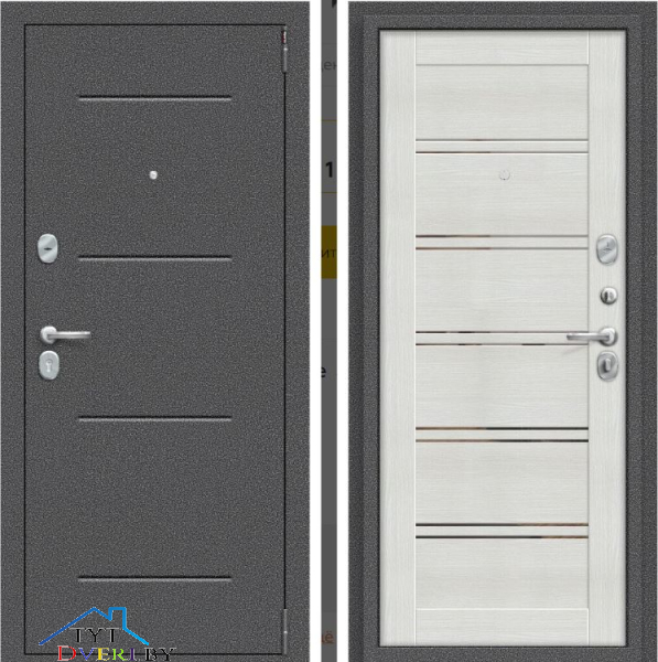 Porta R 104.П28 Антик Серебро/Bianco Veralinga